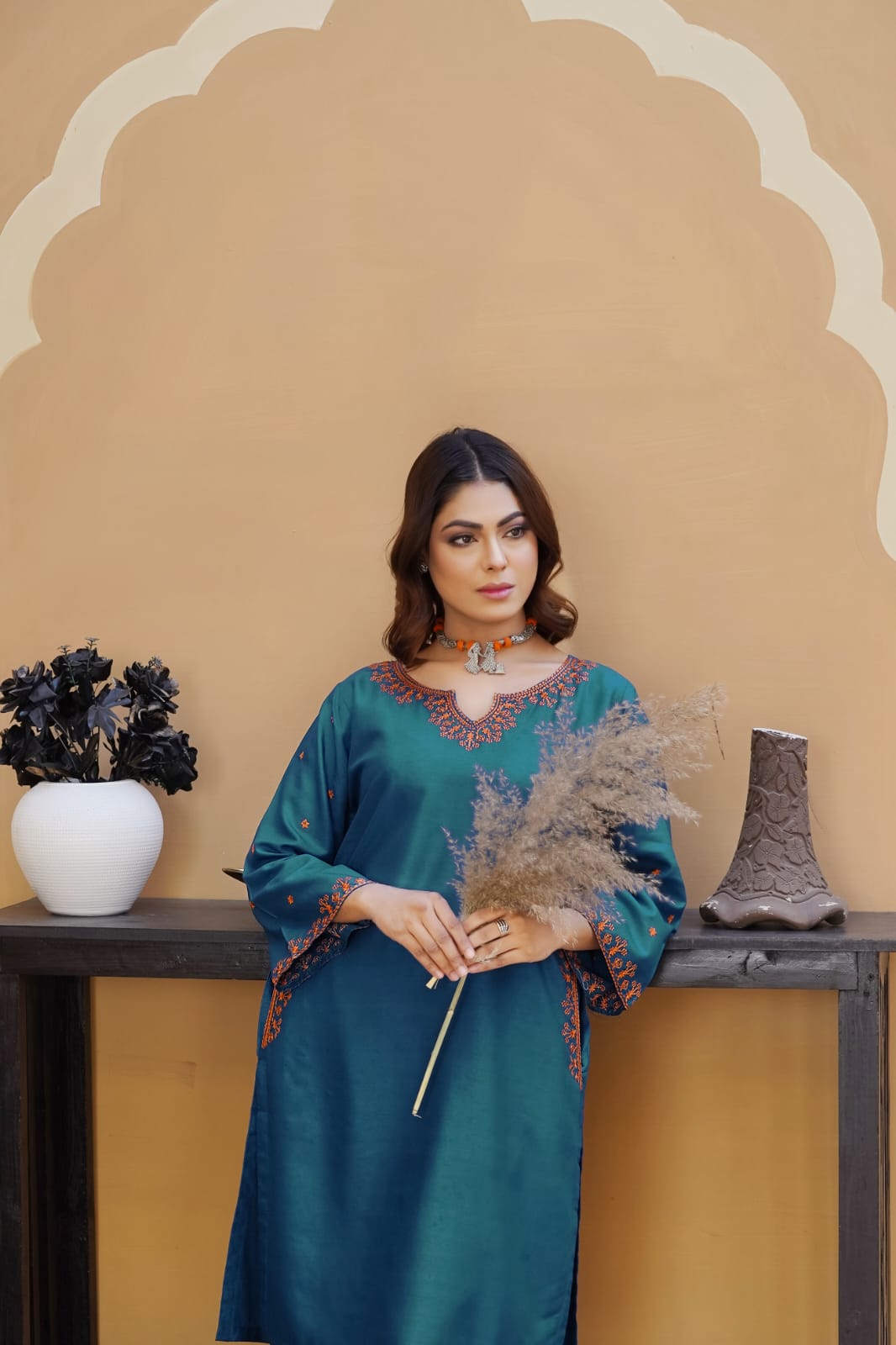 Pocket Embroidery 2-Piece Suit - The Mak's Store