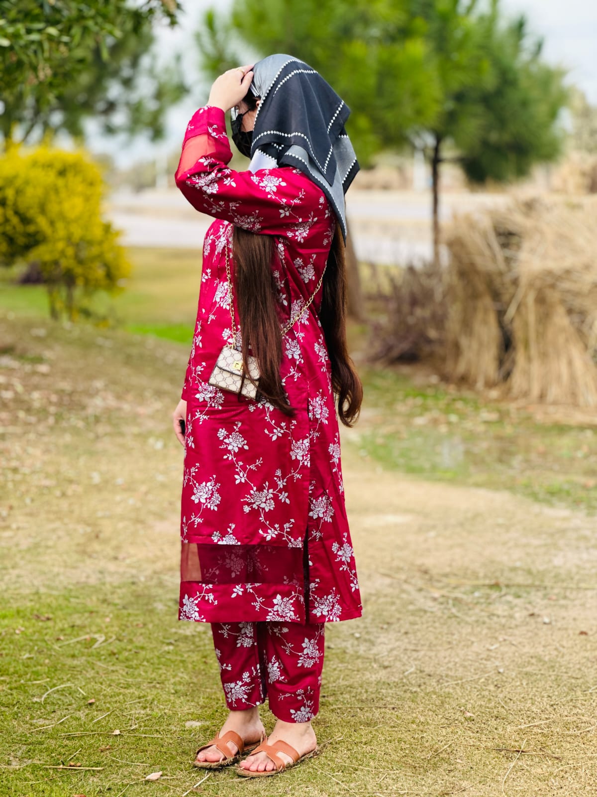 BLOSSOM PRINTED LONG LENGHT