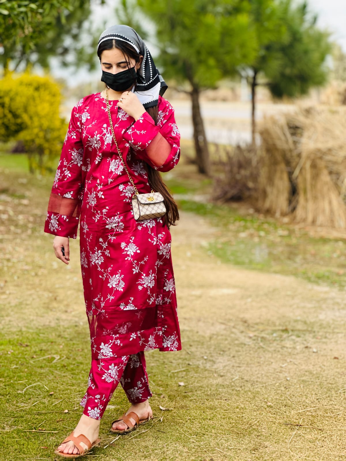 BLOSSOM PRINTED LONG LENGHT
