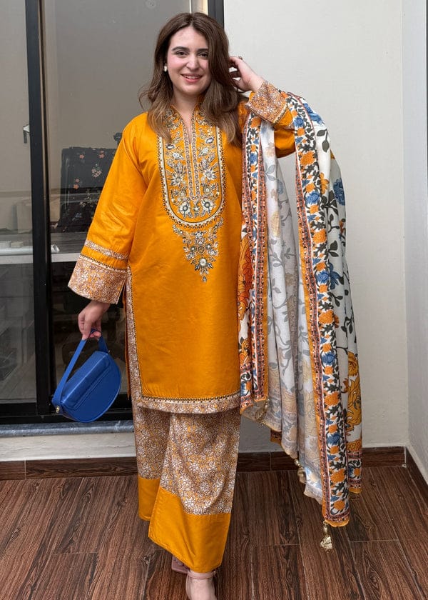 HAZEL EMBROIDERED 3PC -