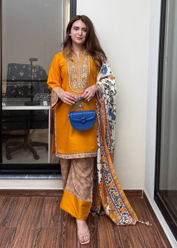 HAZEL EMBROIDERED 3PC -