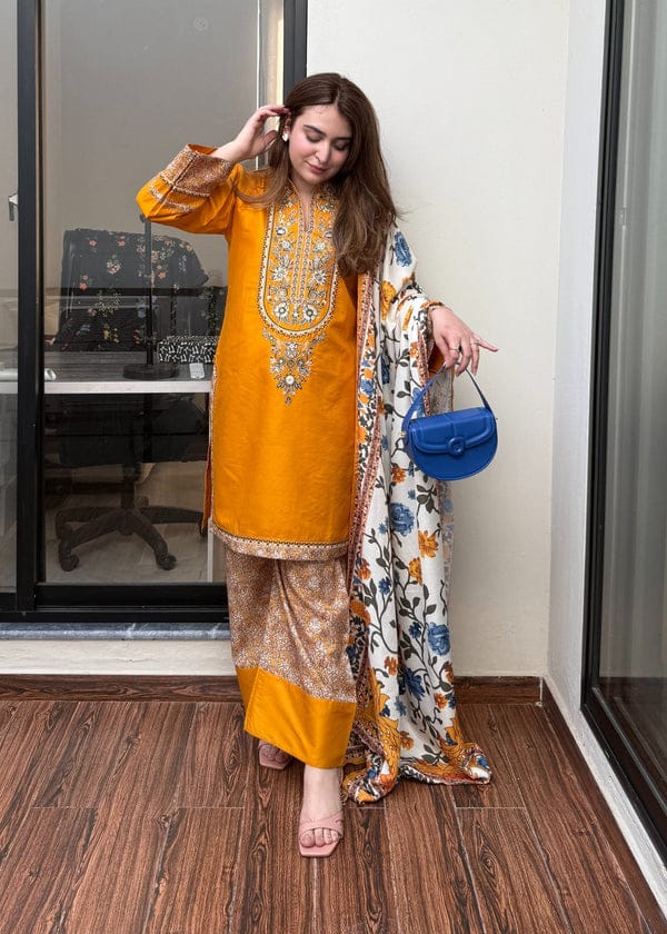 HAZEL EMBROIDERED 3PC -