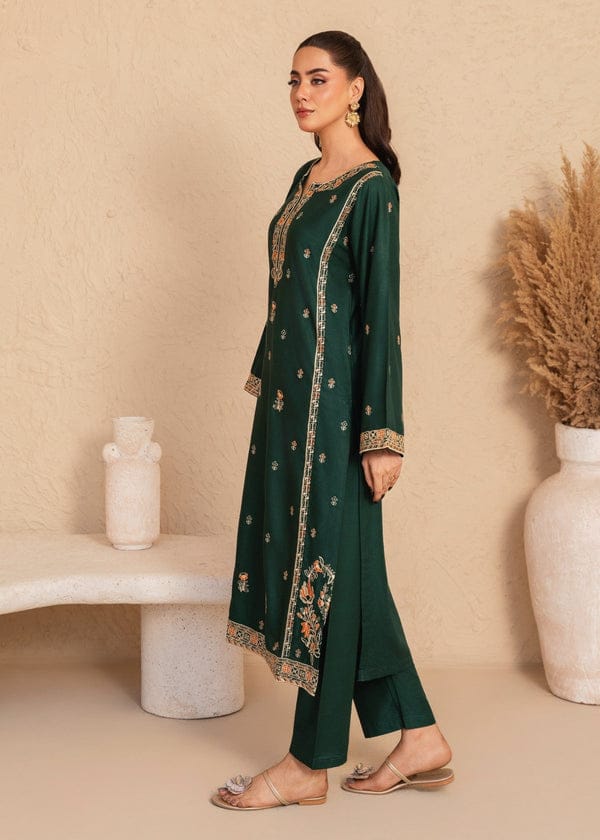 MULTI GREEN EMBROIDERED 2PC