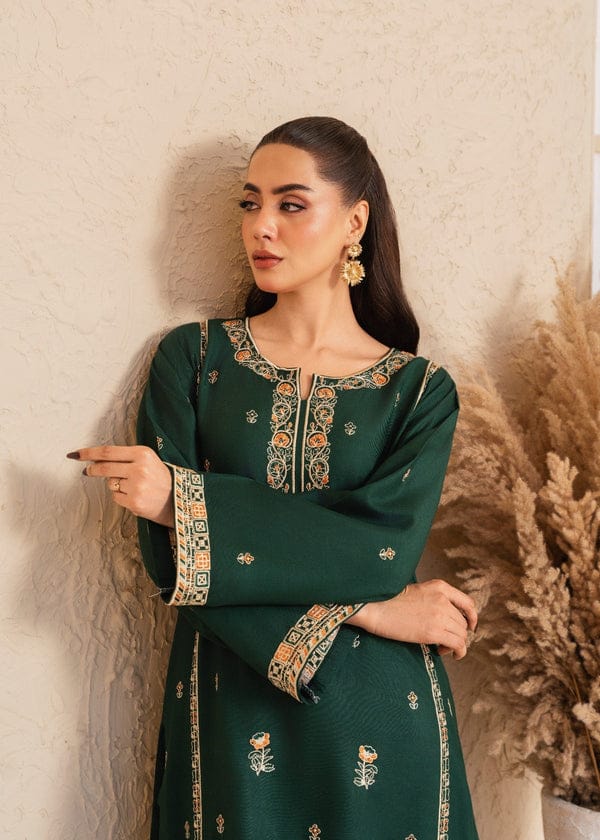 MULTI GREEN EMBROIDERED 2PC