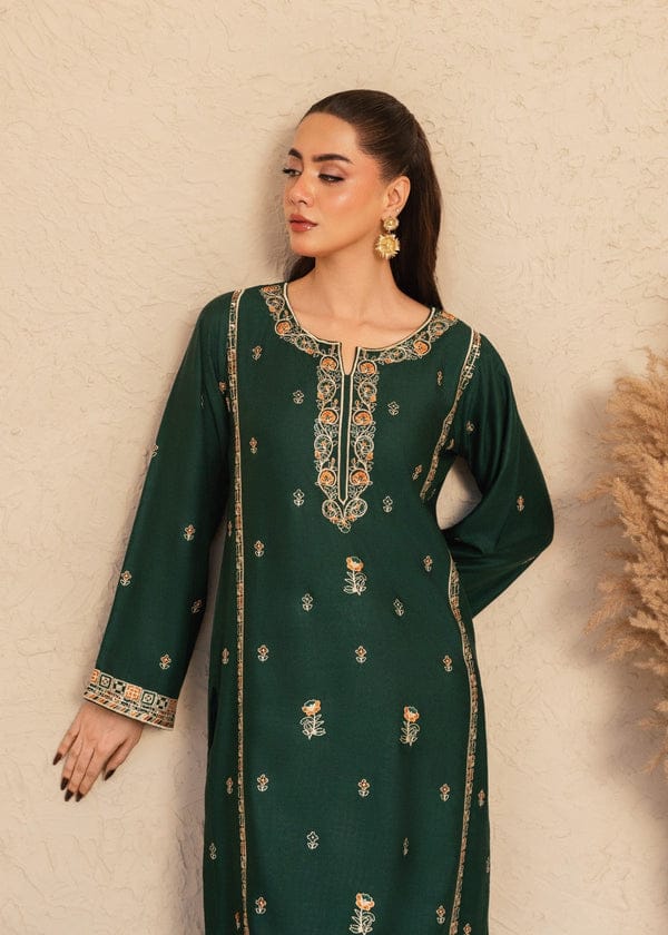 MULTI GREEN EMBROIDERED 2PC