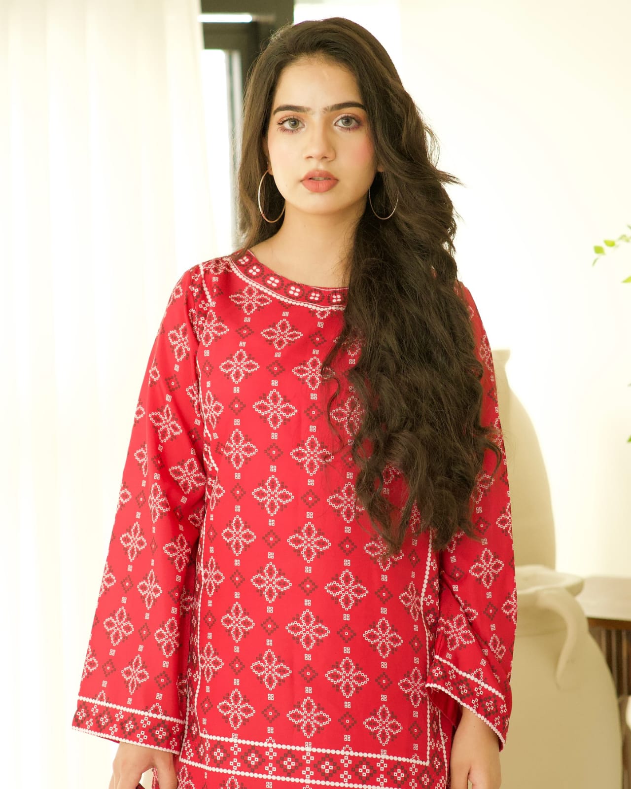 ZARISH 3PC SUIT WITH FARSI SALWAR
