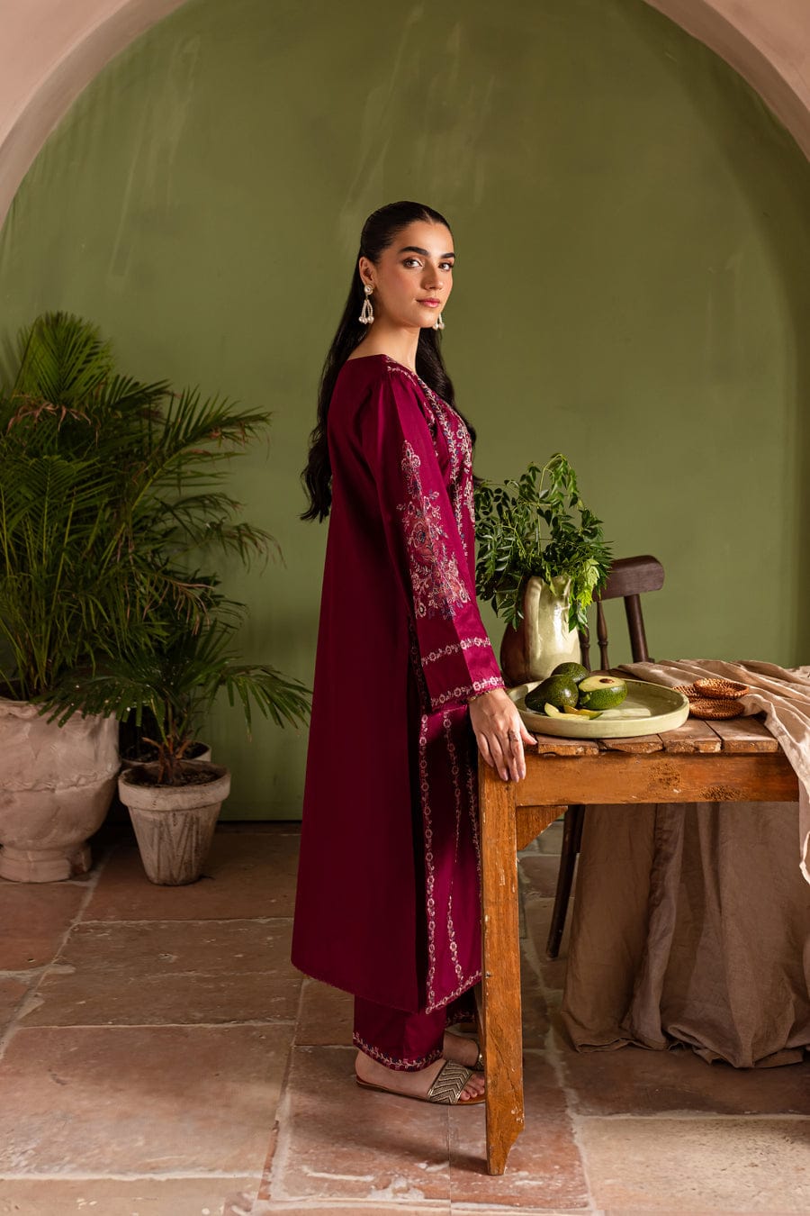ZEENAT EMBROIDERY 2PC (HEAVY EMBROIDERY)