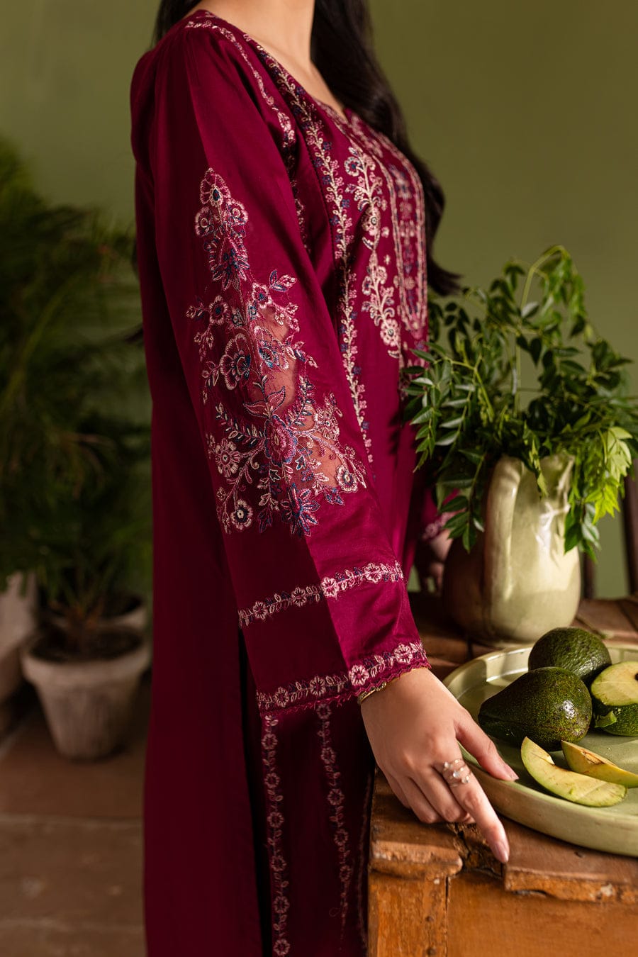 ZEENAT EMBROIDERY 2PC (HEAVY EMBROIDERY)
