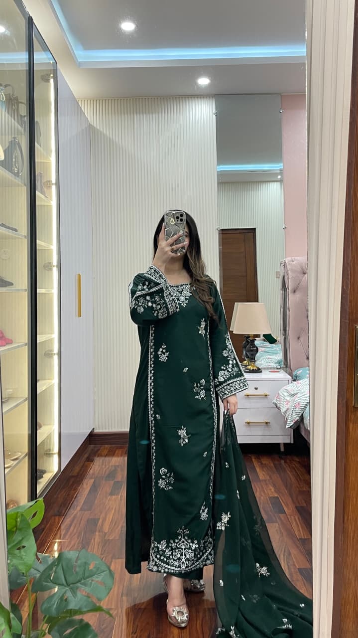 GRACE EMBROIDERY 3Pc