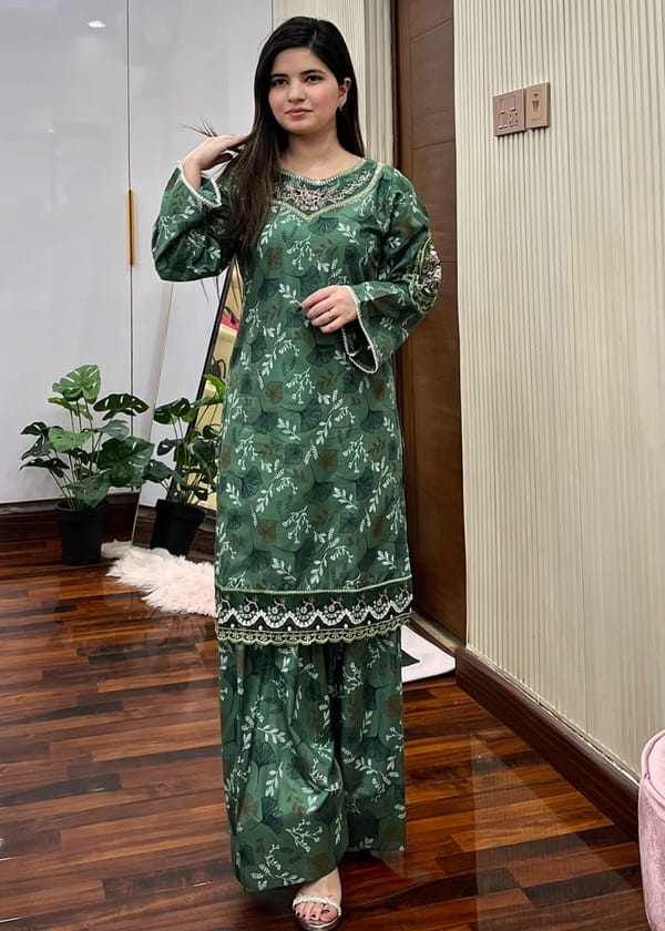 WAFA EMBROIDERED 2PC