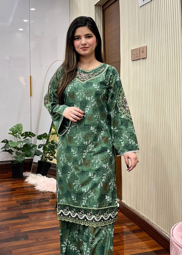 WAFA EMBROIDERED 2PC