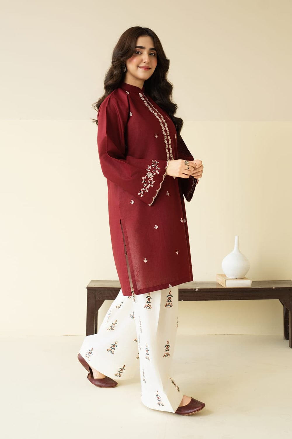 ZARF EMBROIDERED 2PC