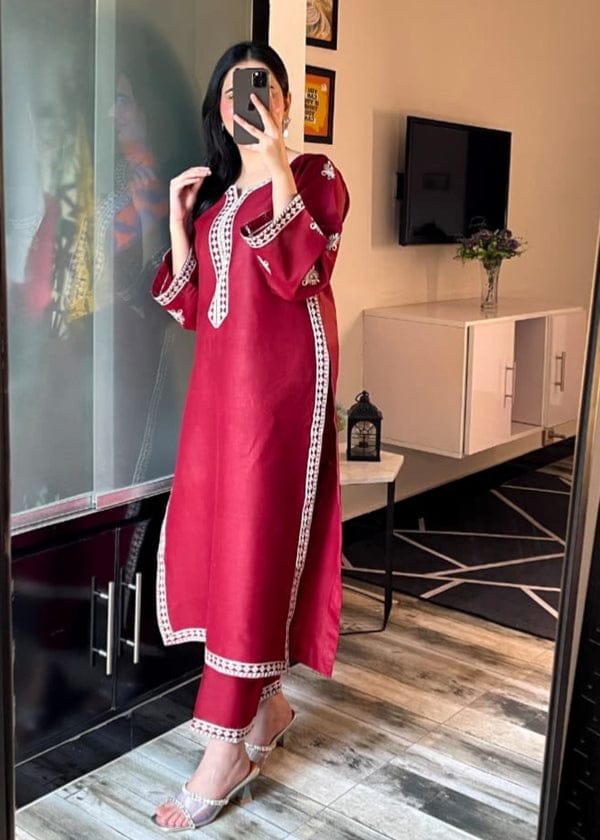 LILY EMBROIDERED 2PC