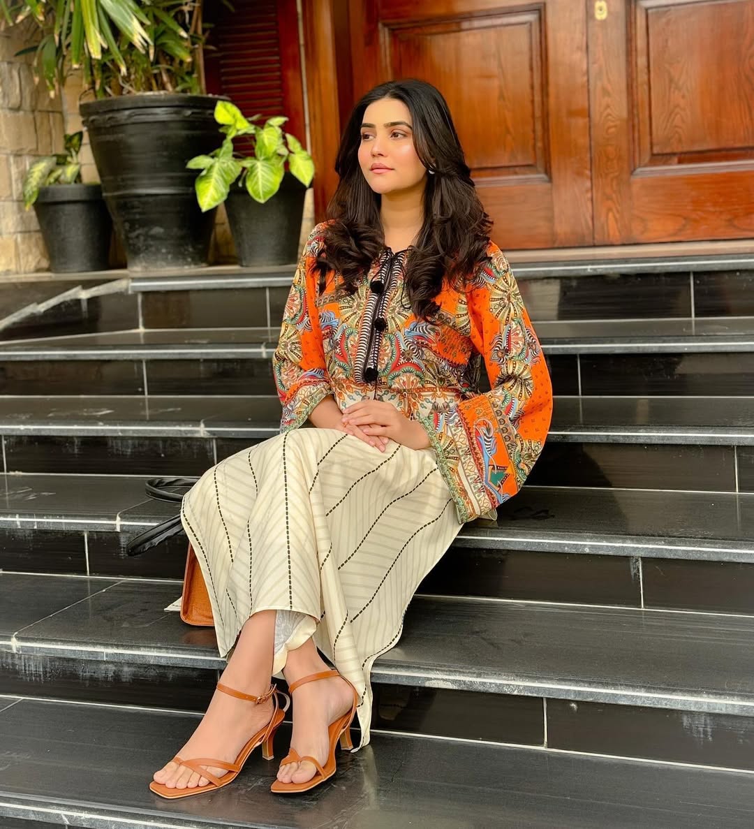 Hira Co Ord 2 Piece Stitched - The Mak's Store